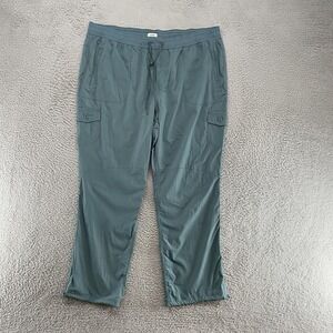 L.L.Bean Track Pants Womens 3X Plus Vista Camp Cargo Hiking Lightweight Stretch